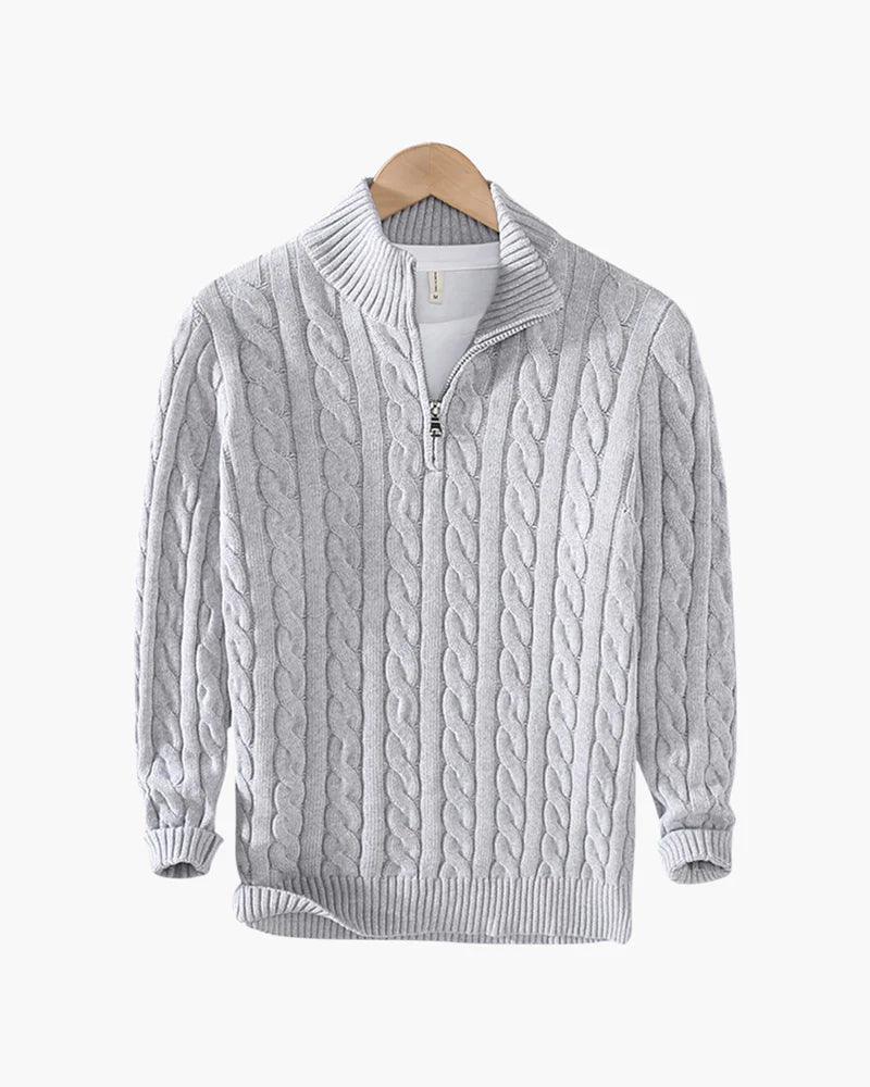 York Quarter Zip Sweater