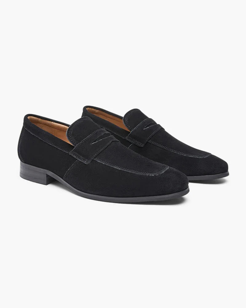 Premium Suede Penny Loafers