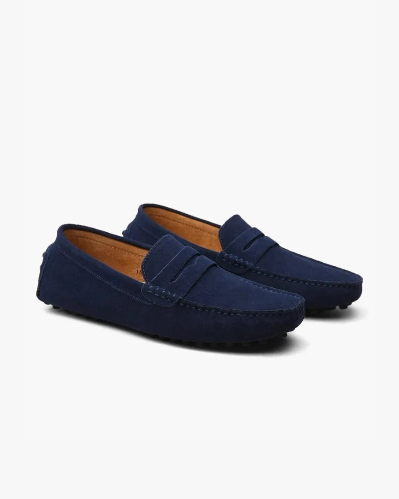 Suede Athens Loafers