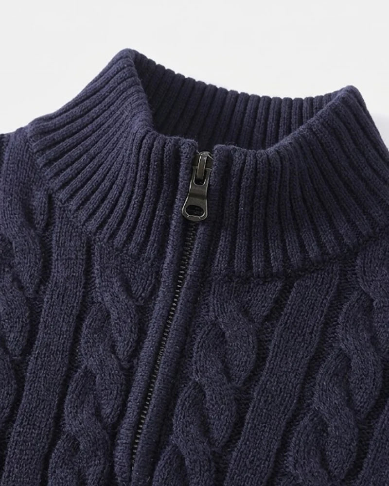 York Quarter Zip Sweater