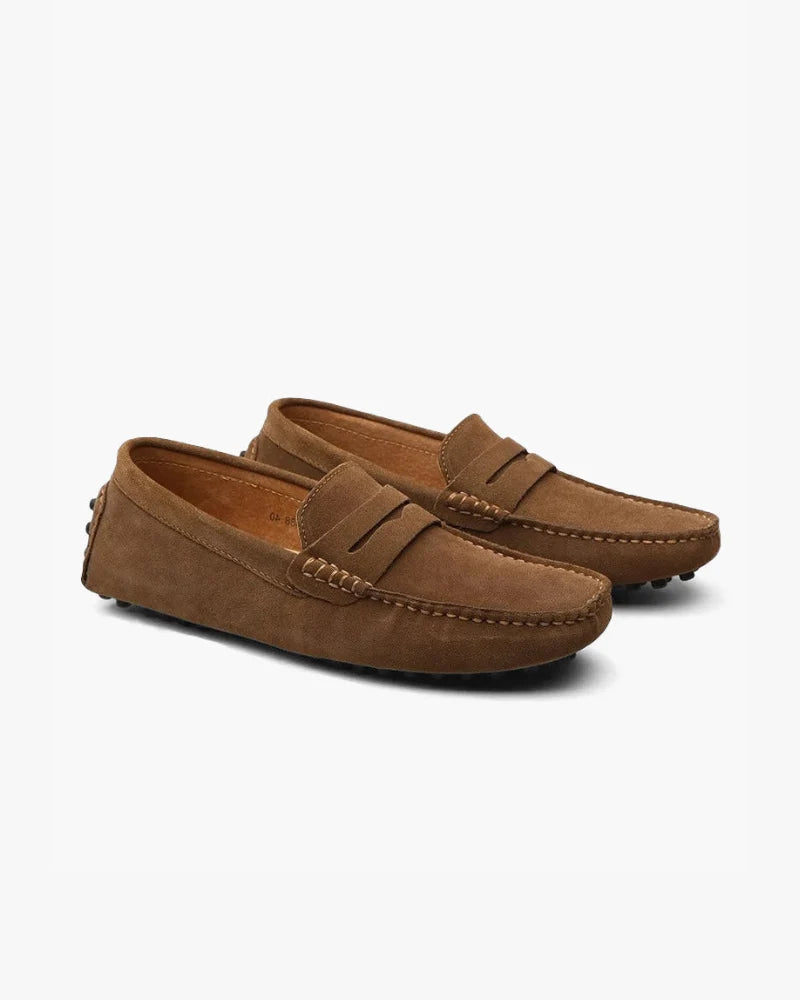 Suede Athens Loafers