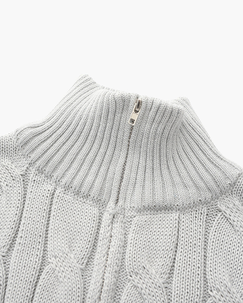 York Quarter Zip Sweater