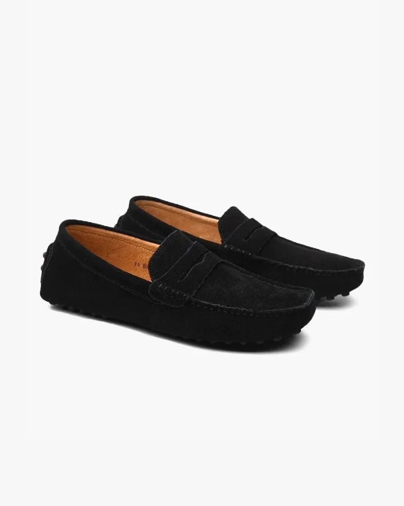 Suede Athens Loafers