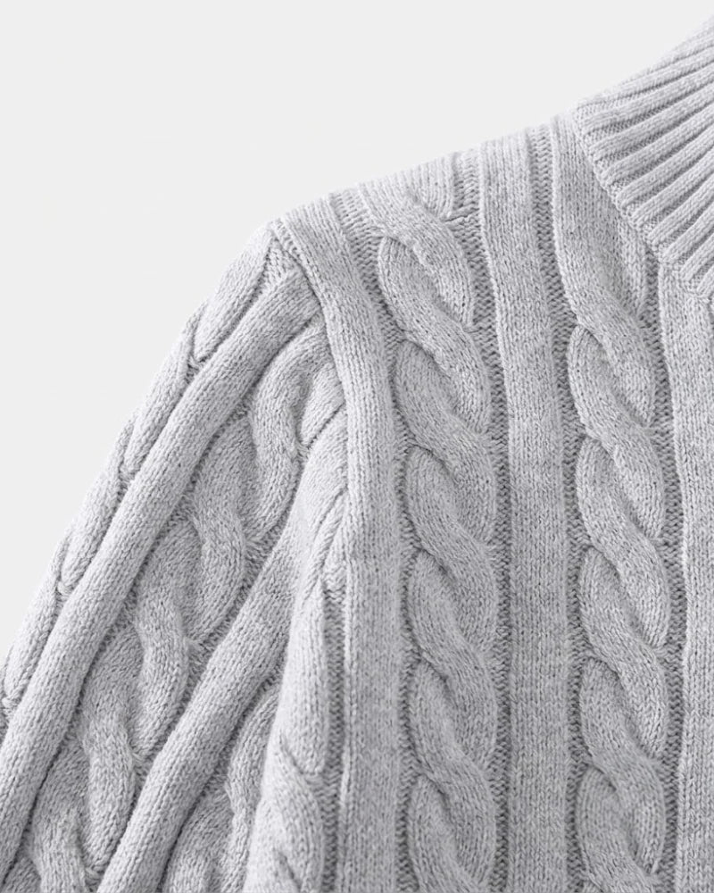 York Quarter Zip Sweater