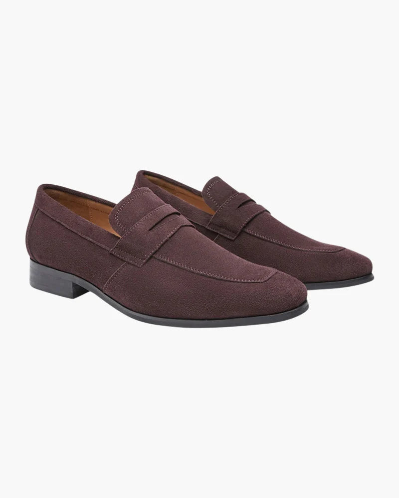 Premium Suede Penny Loafers