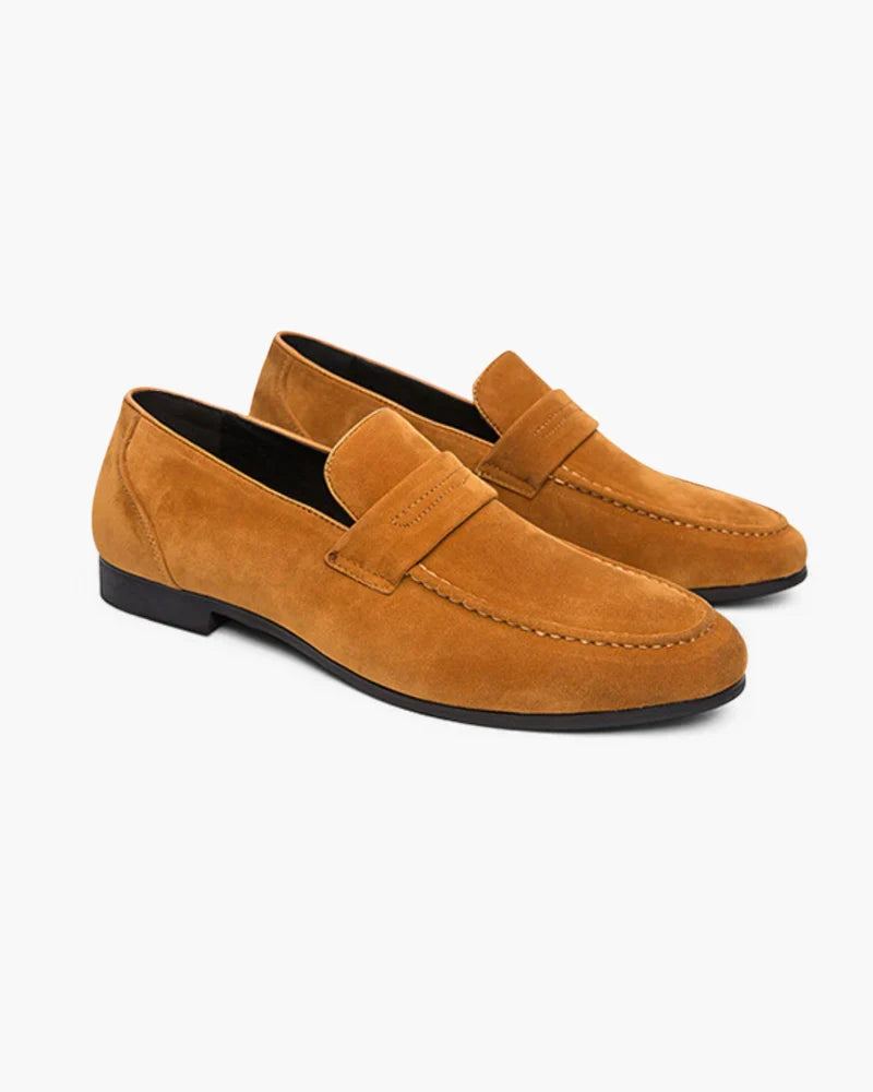 Premium Suede Penny Loafers