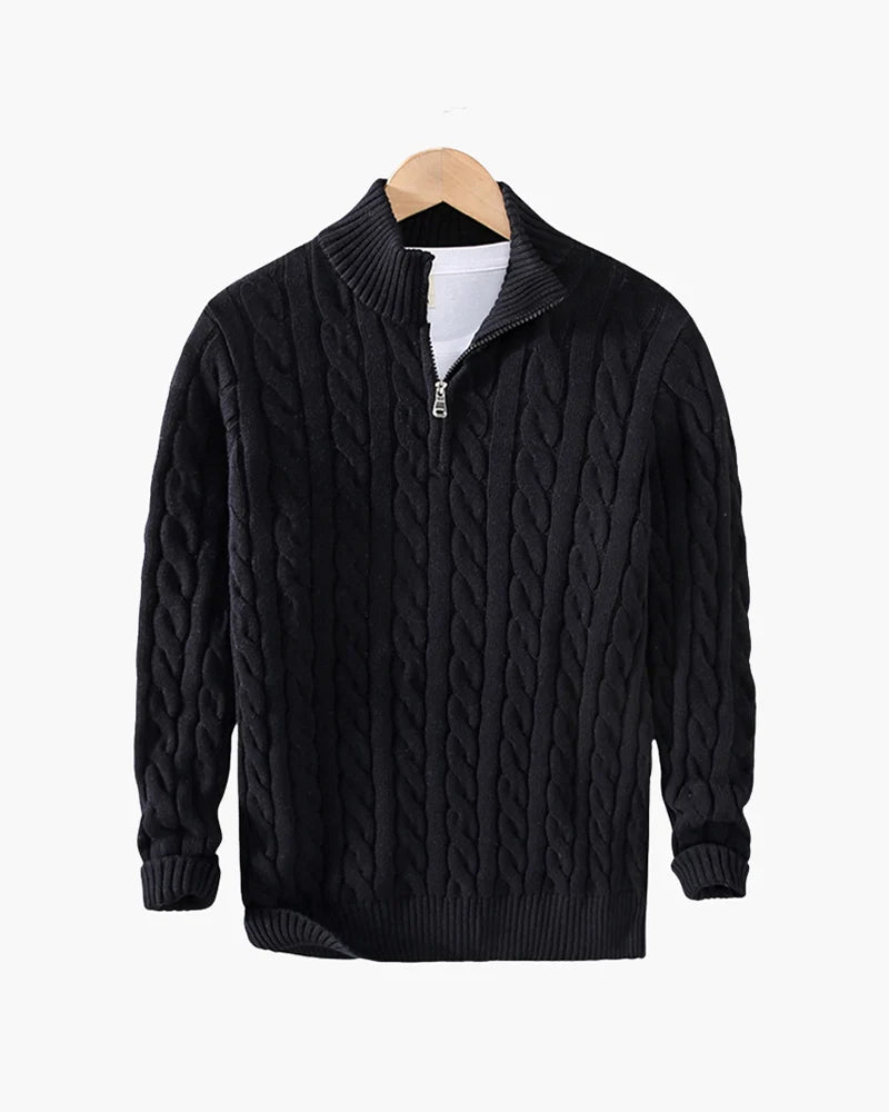 York Quarter Zip Sweater