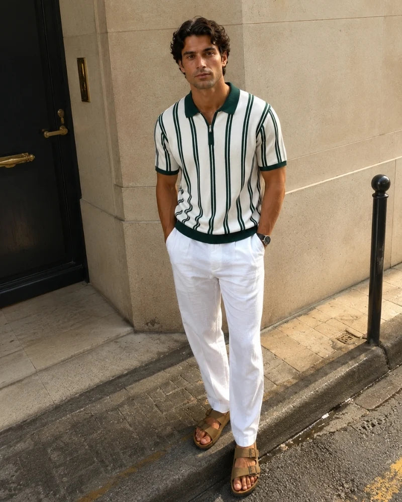 ST Tropez Zip Polo