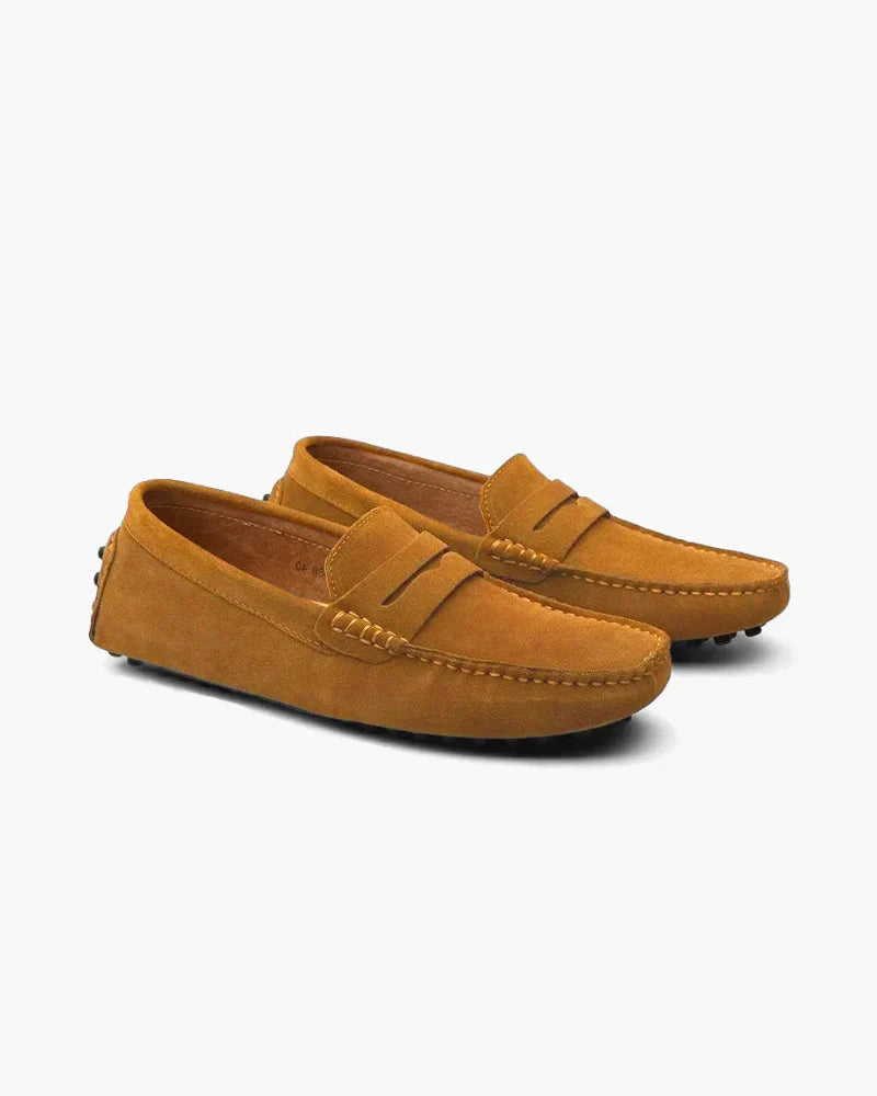 Suede Athens Loafers
