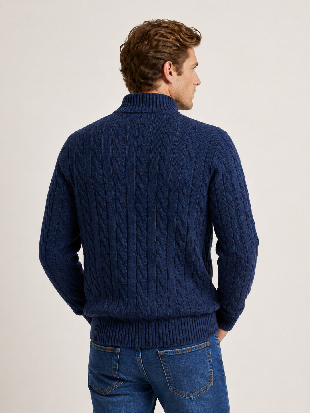 York Quarter Zip Sweater