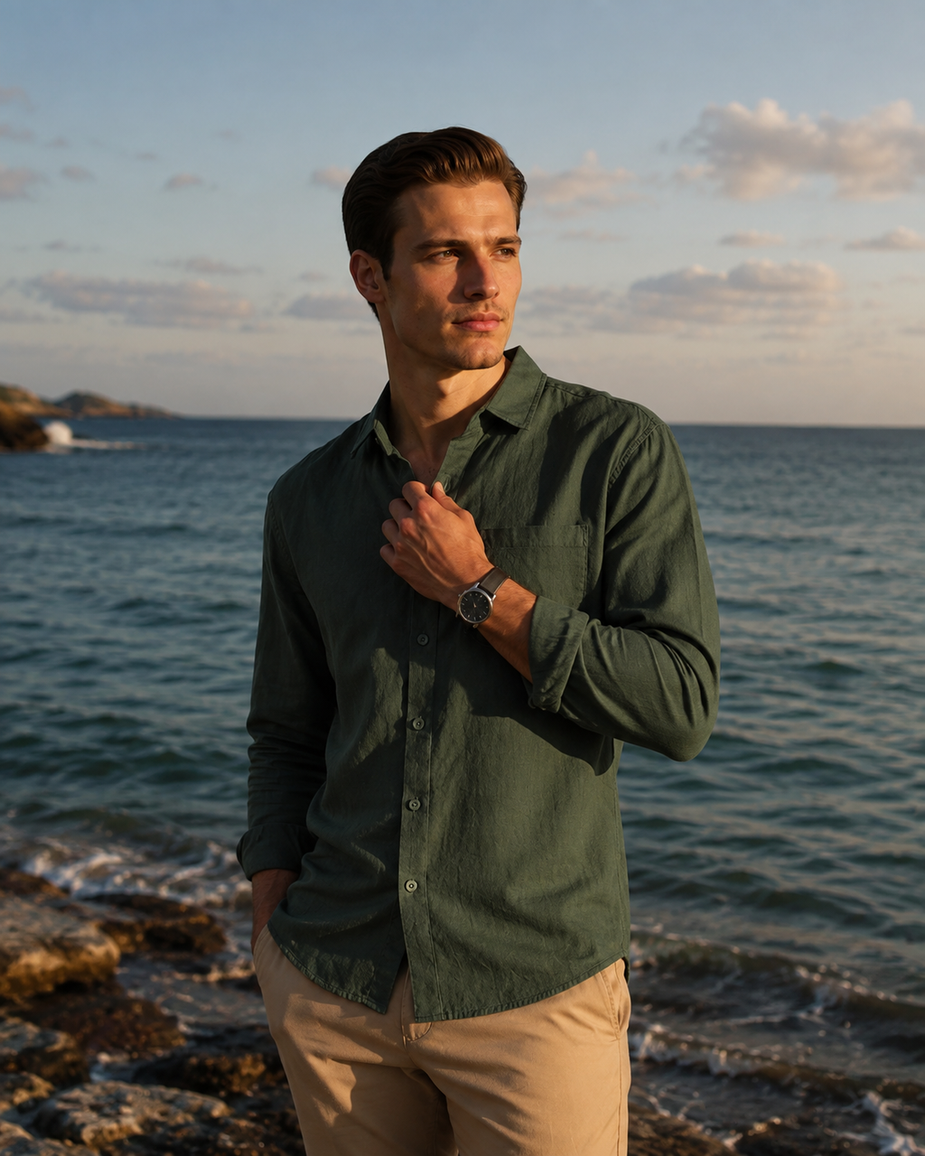 Liver - Linen Shirt