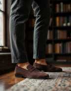 Premium Suede Penny Loafers