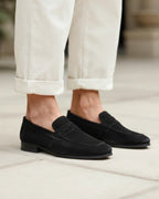 Premium Suede Penny Loafers
