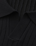 Luxury Ribbed Polo