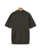 Luxury Ribbed Polo