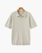 Luxury Ribbed Polo