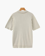 Luxury Ribbed Polo