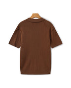 Luxury Ribbed Polo