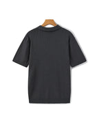 Luxury Ribbed Polo