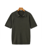 Luxury Ribbed Polo