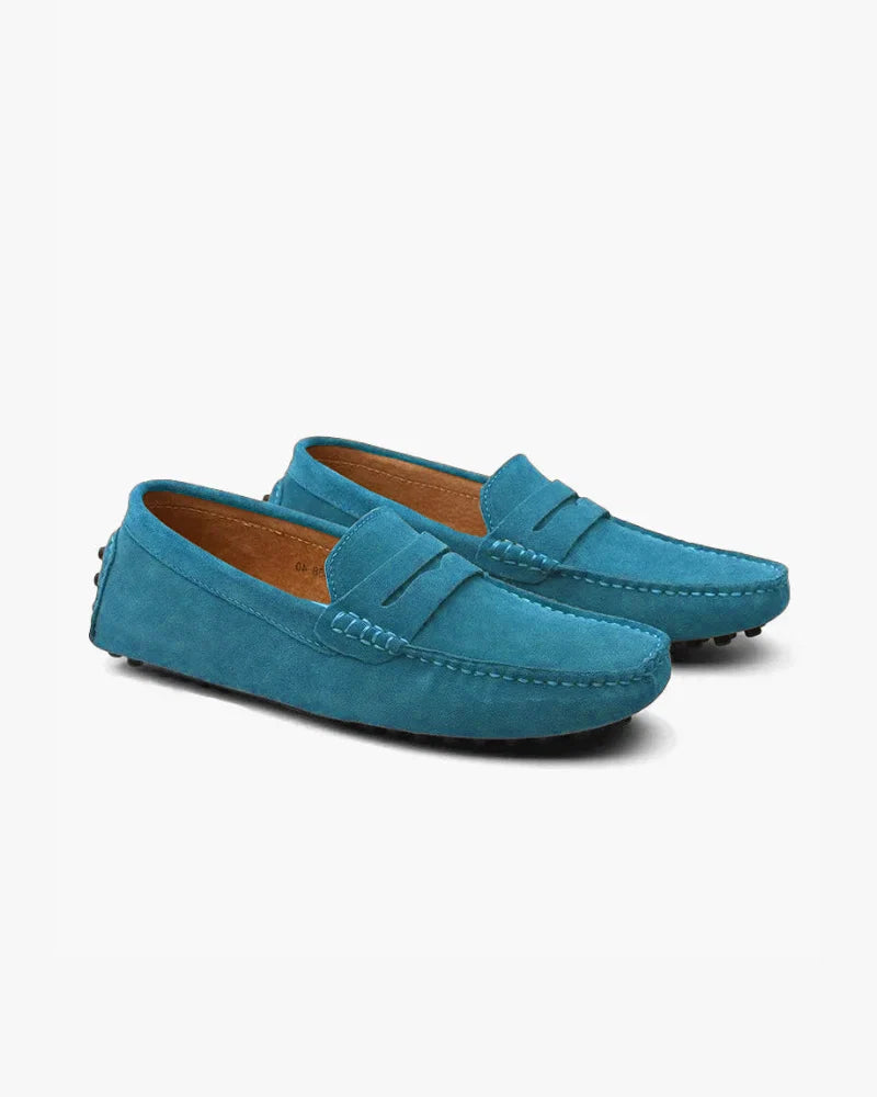 Suede Athens Loafers