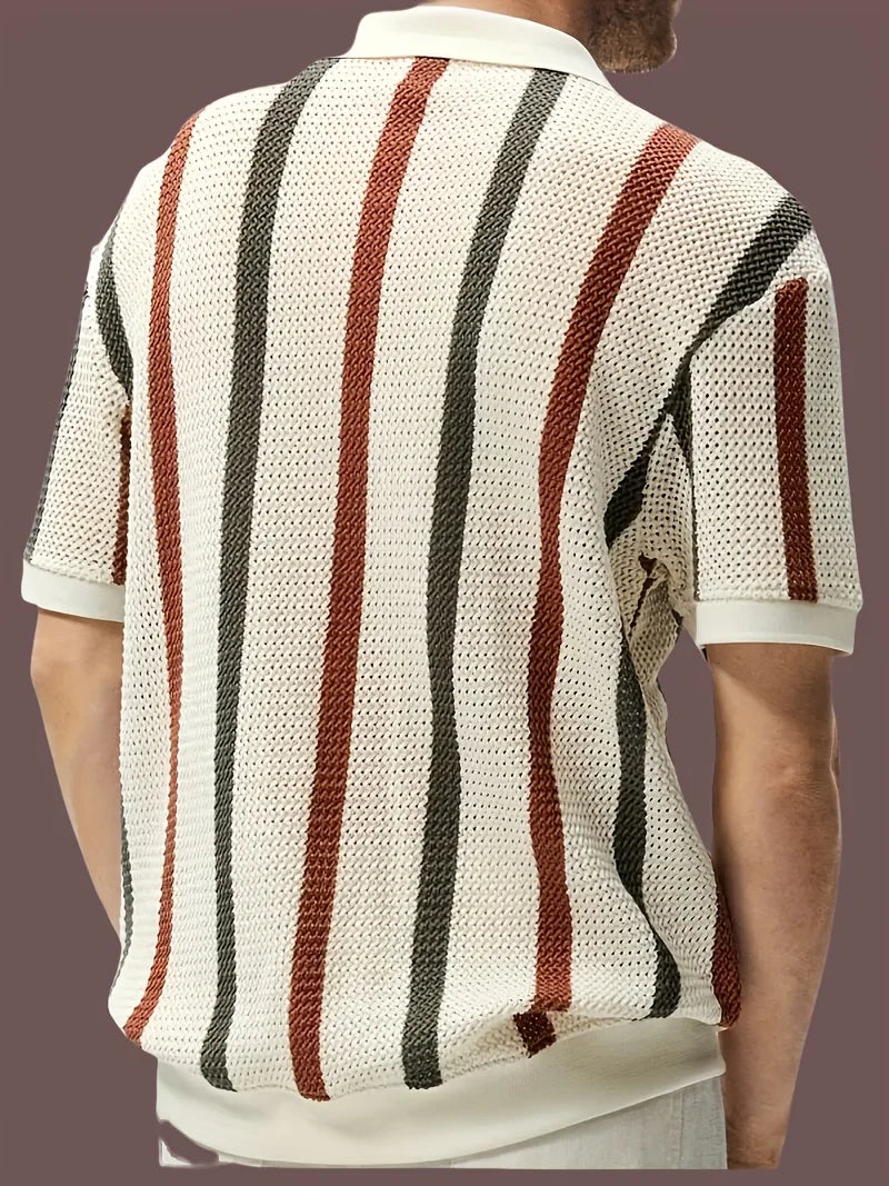 Porto Knit Stripe Polo