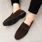 Premium Suede Penny Loafers