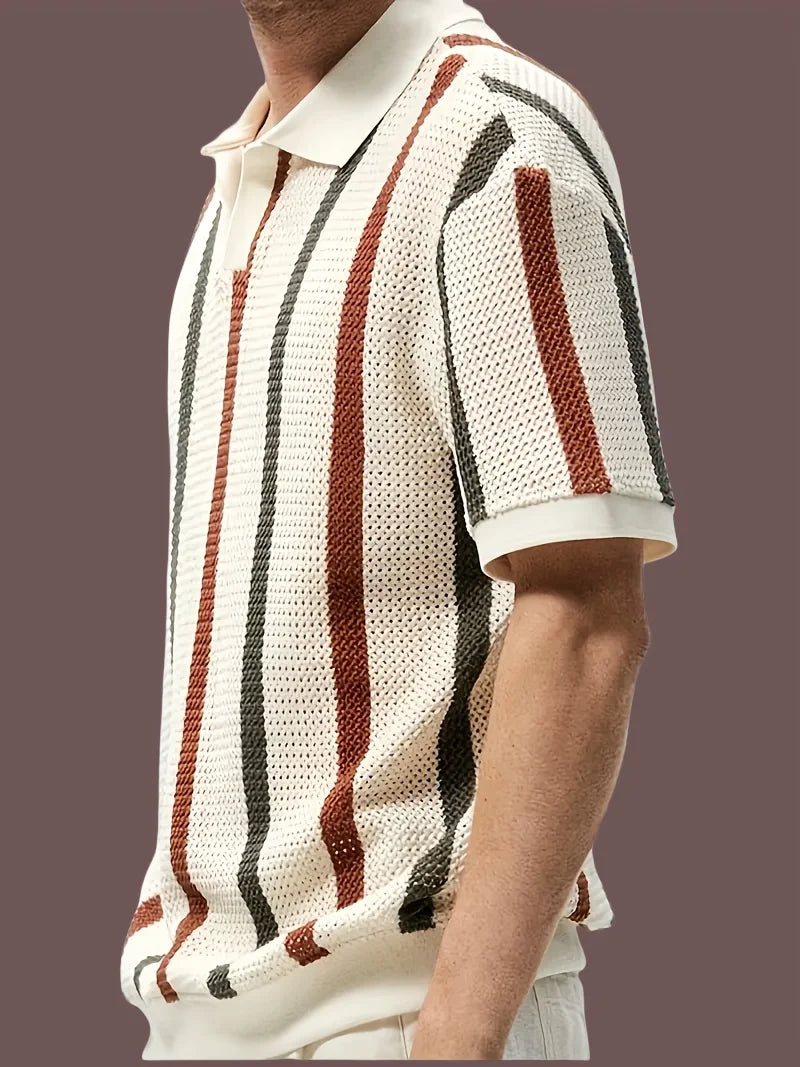 Porto Knit Stripe Polo