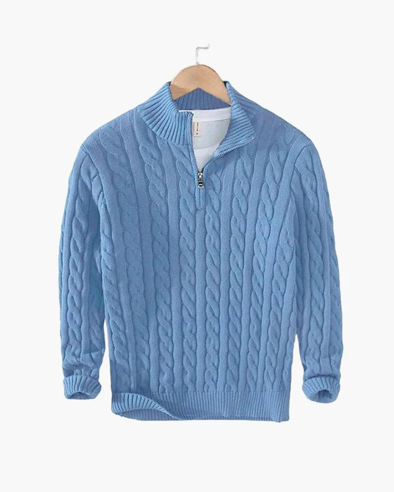 York Quarter Zip Sweater