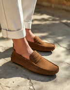 Suede Athens Loafers