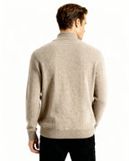 Luxury Ribbed Half Zip